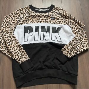 Victoria's Secret PINK Leopard Print sweatshirt